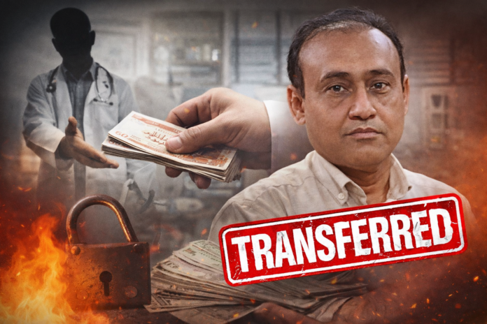 محکمہ صحت میں بدعنوانی کے خلاف ایک اور بڑے اقدام کی تیاری، ڈی ایچ او ایسٹ کو ہٹانے کا فیصلہ